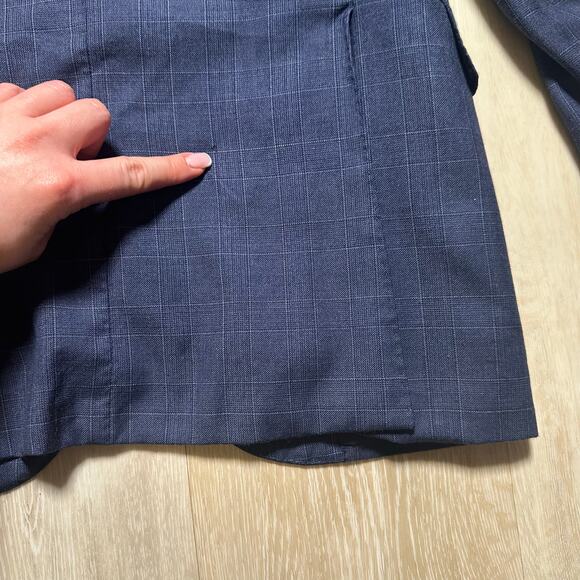 Suitsupply Italian Wool Lazio Sport Coat | Blue | Men’s Size 34 - Picture 9 of 9